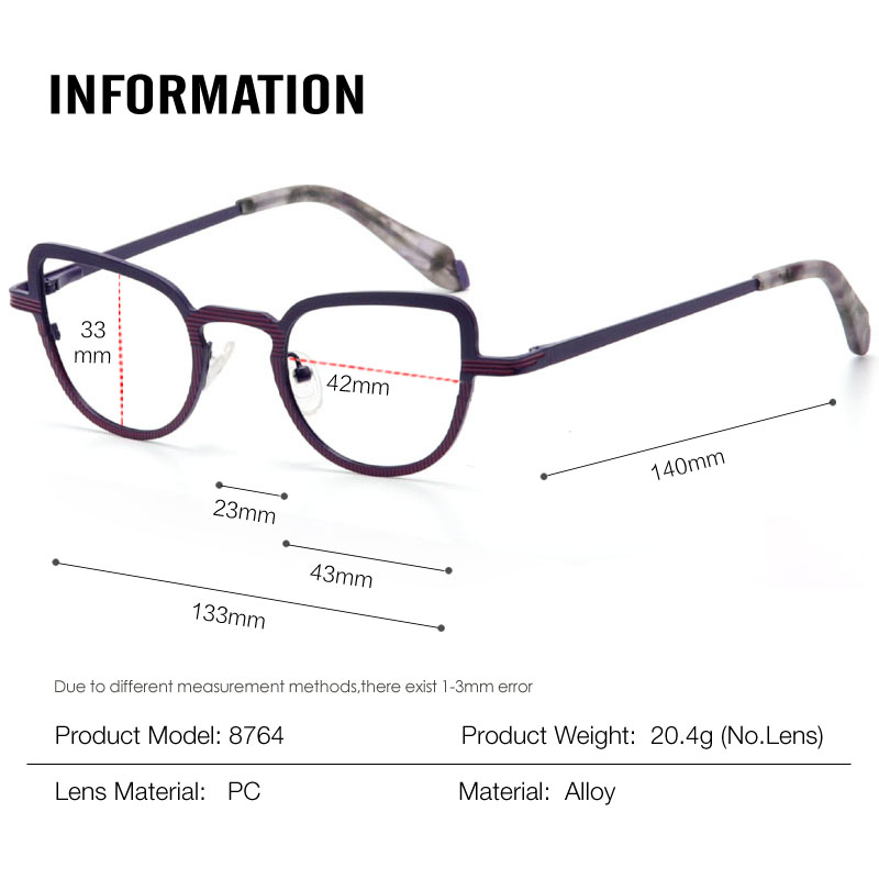 Oeil de chat femmes myopie lunettes cadre métal optique Prescription lunettes montures conception à la main dame grand visage ULTEM lunettes
