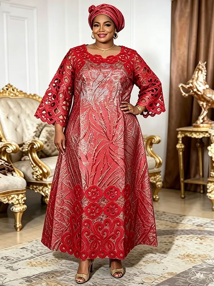 Robes africaines grande taille pour femmes 2026 : Nouvelles robes de soirée de luxe brodées Dashiki Ankara Bazin pour mariages et fêtes
