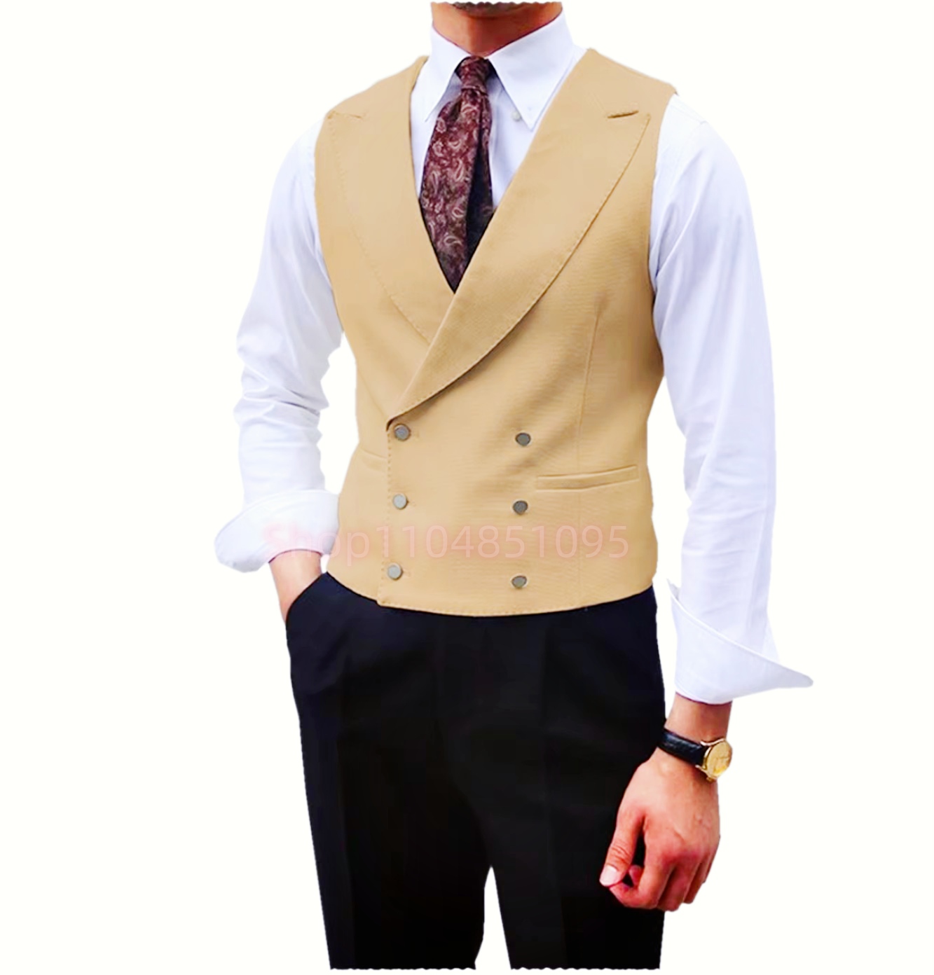 Mode solide gilets pour hommes Style décontracté sans manches mâle mode gilet 1 pièce coupe ajustée plage bal fête costumes gilet