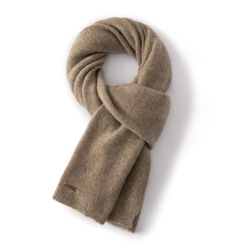 Femmes 100% pur cachemire écharpe hiver chaud doux confortable tricot longue enveloppement mode décontracté cou plus chaud temps froid accessoire