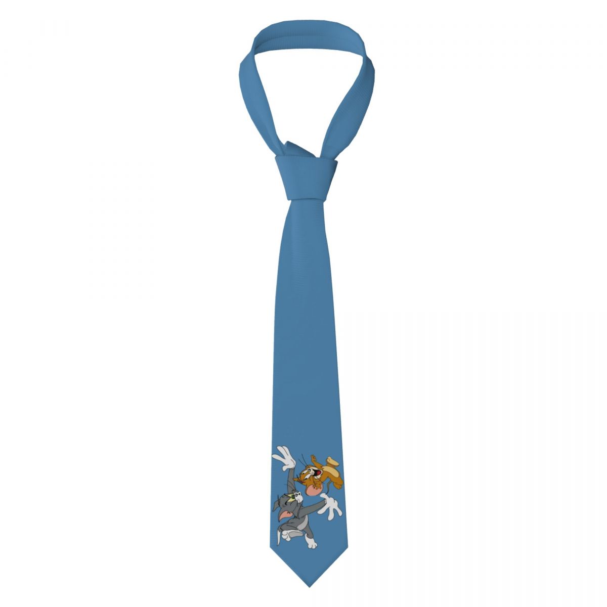 Cravates personnalisées en soie à motifs de dessins animés (T-Tomed, A-Ands, J-Jerryes) pour hommes, amusantes et tendance, idéales pour les fêtes
