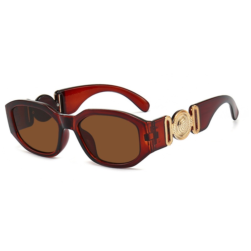 Lunettes de soleil Glamour de luxe pour hommes et femmes, élégantes, carrées, de marque de styliste, mode unisexe, tendance, UV400