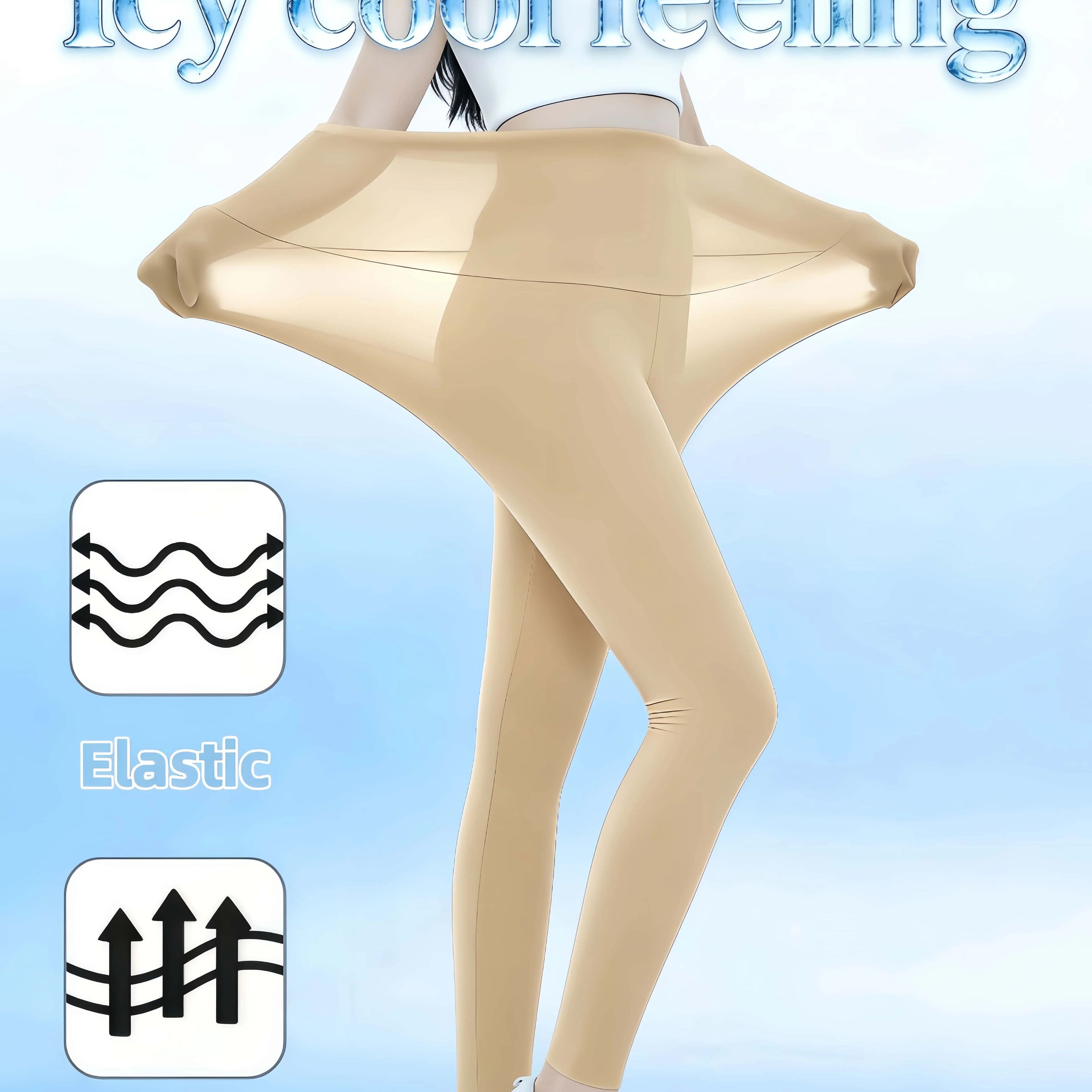 Pantalons de yoga couleur nude pour femmes, légers, très extensibles, respirants, leggings d'été pour l'entraînement, la course à pied et la salle de sport