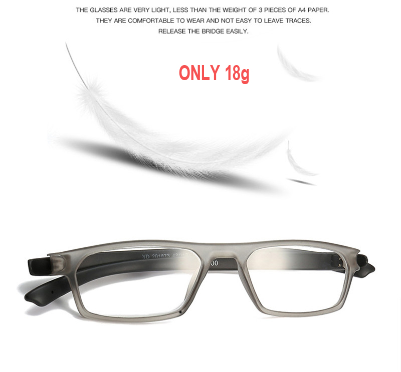 Lunettes de lecture pour hommes/femmes, monture rectangulaire de couleurs mélangées, baguettes à ressort rectangulaires presbytes avec dioptrie + 1 + 1.5 + 2 + 2.5 + 3