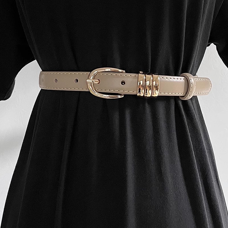 Corset Vintage en cuir véritable pour femmes, mode, manteau, ceinture, robe, décoration, ceinture étroite, J105