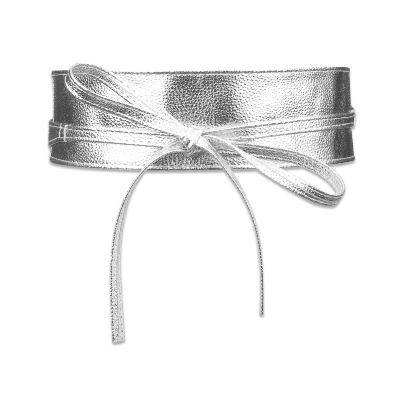 Mode femmes ceinture pour robe en cuir PU nœud large ceintures ceinture manteau Corset concepteur de luxe marque couleur unie ceinture