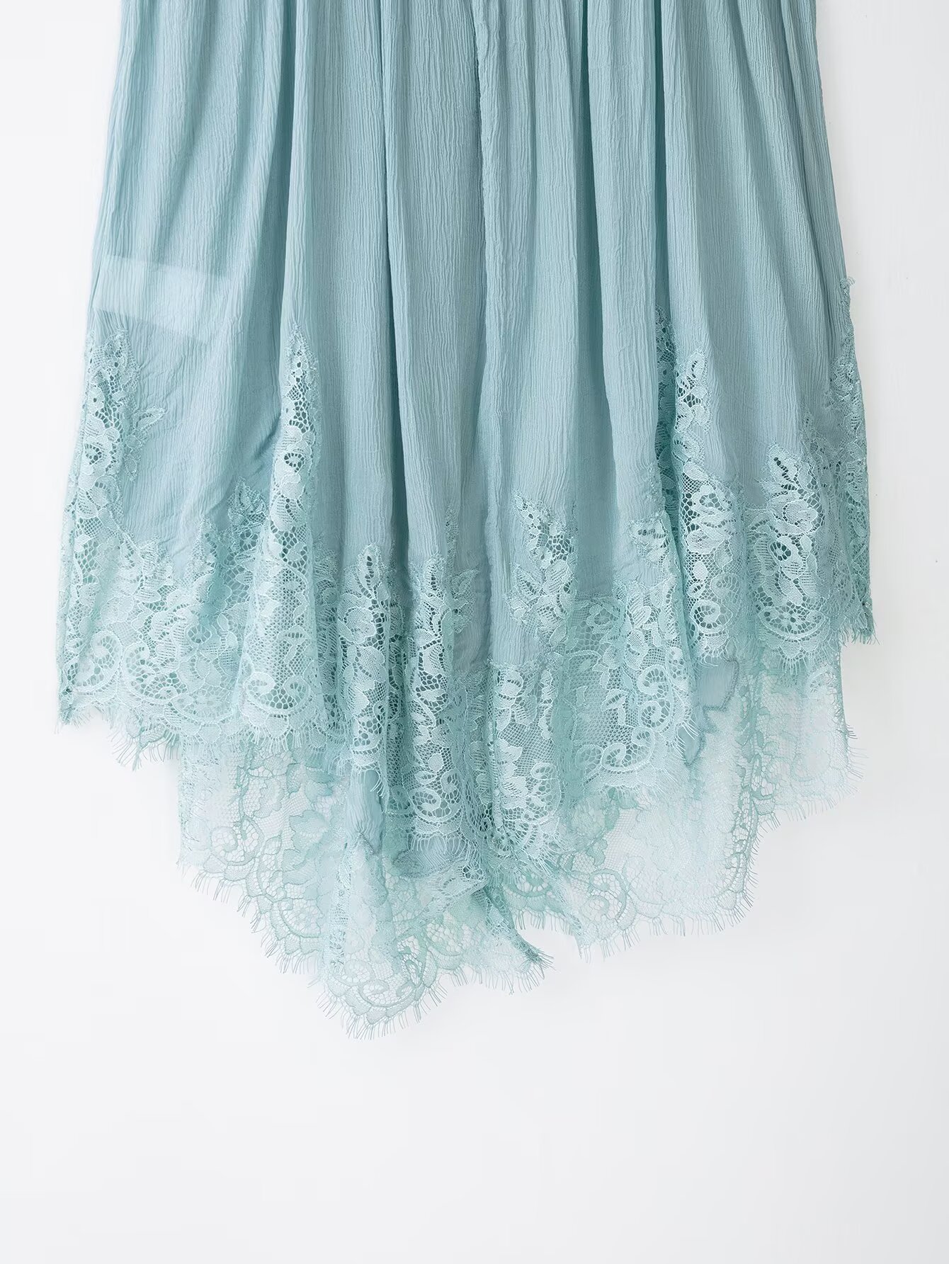 Willshela – hauts plissés à nœud bleu pour femmes, hauts à bretelles fines, col en v, style vintage, chic, à la mode
