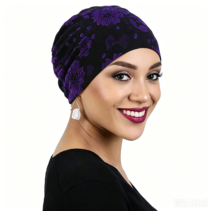 Nouveau Turban en dentelle brodée pour femme, bonnet intérieur en maille pour hijab musulman, sous-voile, bonnet chimio pour femme atteinte de cancer, bonnets pour perte de cheveux