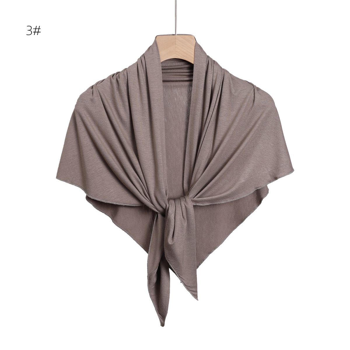 Hijabs en Jersey Triangle de qualité supérieure pour femmes, foulards musulmans solides, Turban élastique, Bandana arabe, foulard Khimar, enveloppes saoudiennes