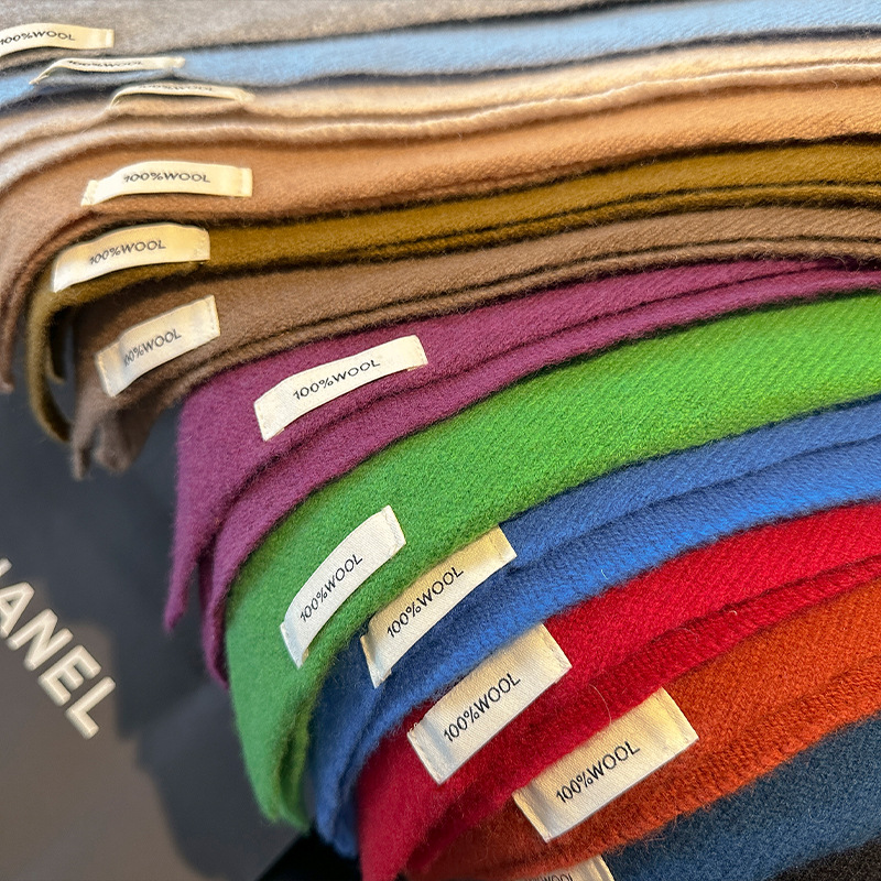 100% laine Style coréen tricoté écharpe triangulaire femmes hiver chaud foulard châle multi-fonctionnel foulard