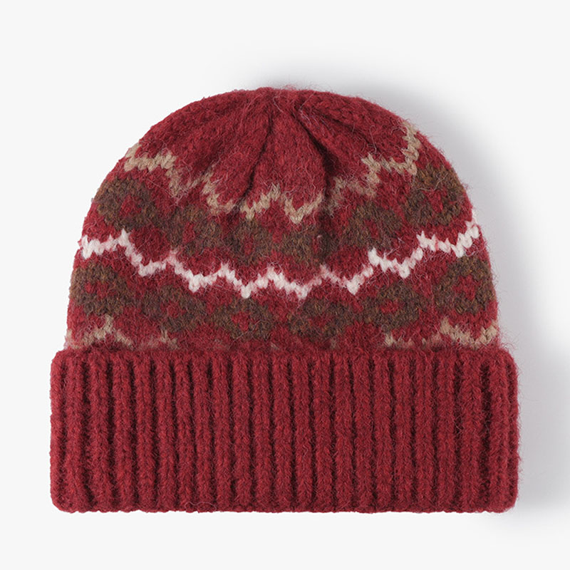 Bonnet en tricot à rayures arc-en-ciel pour femmes et filles, Streetwear Y2K, Bonnet en laine, Bonnet de poisson en peluche, Dégradé, Mode hivernale