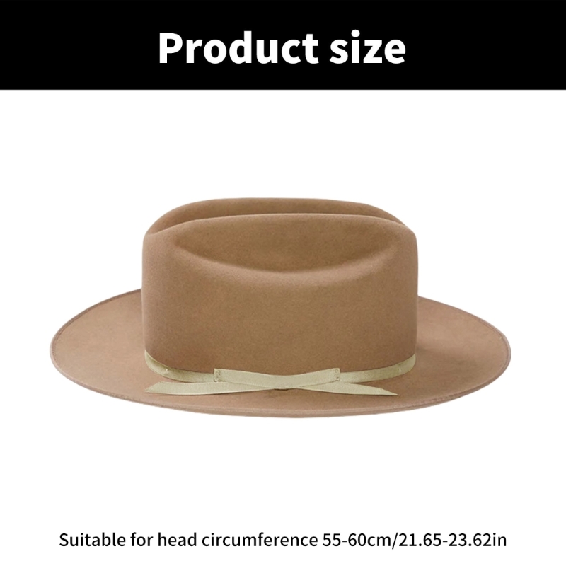 Chapeaux de Cowboy unisexes pour hommes et femmes, Zones de laine, Accessoires photo, Western, Vêtements de sauna