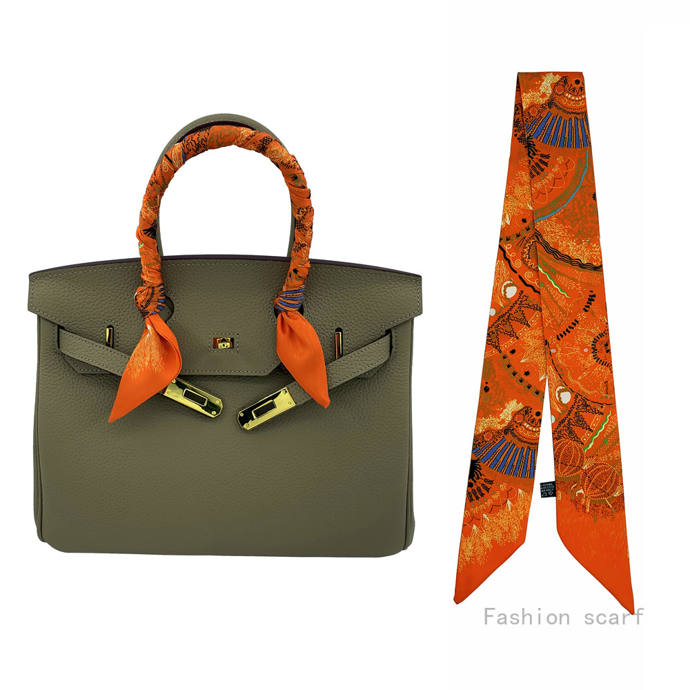 Petite écharpe à bande étroite pour femmes, sac à cravate, ceinture, ruban, poignée de levage, sac à main enveloppé, ceinture, bandeau, décoration, vente en gros