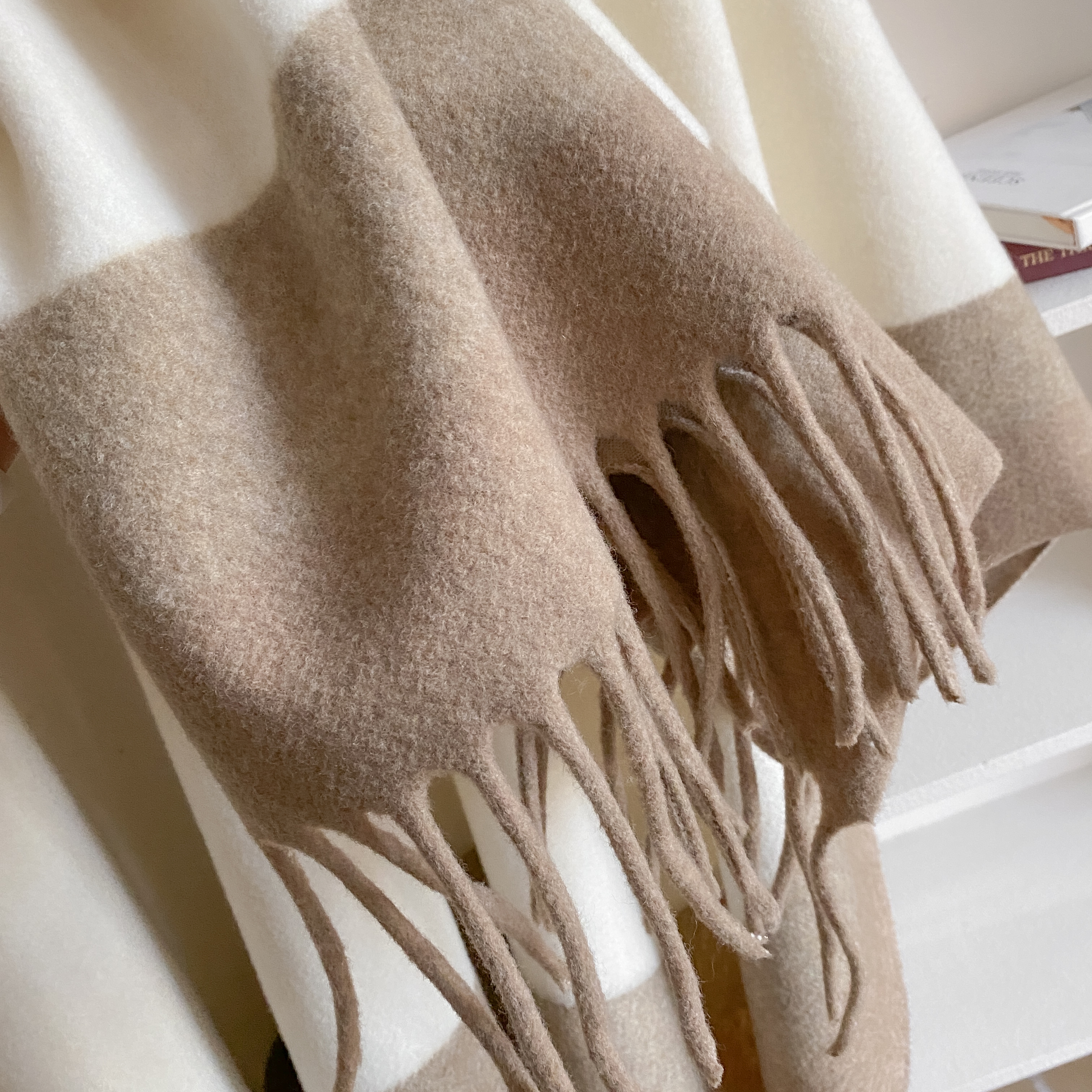 Ponchos et Capes à carreaux chauds pour femmes, châles et enveloppes surdimensionnés en cachemire Pashmina, nouvelle mode hiver 2025