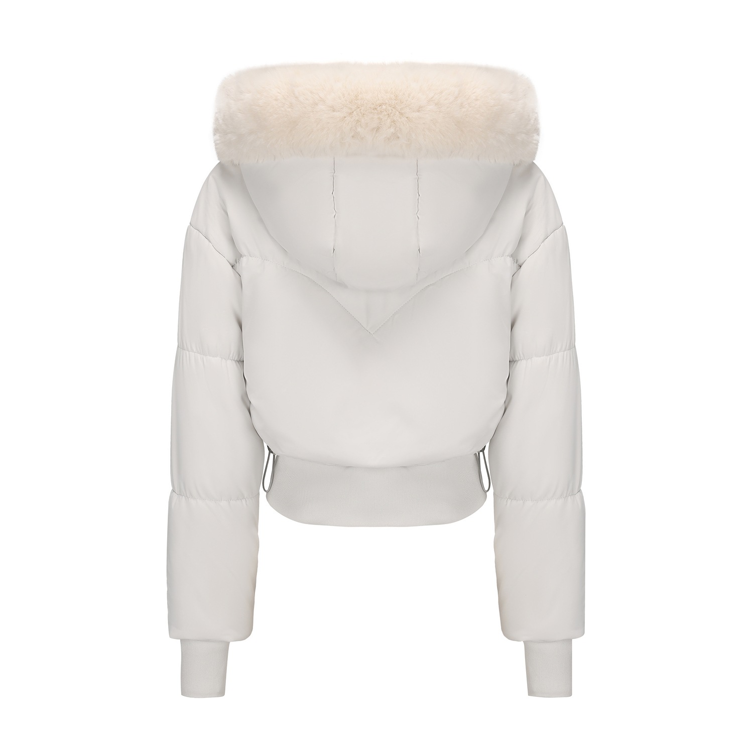 Blouson Bomber Femme 2026 à Capuche Court Veste d'Hiver Femme Vêtements Chauds et Tendance Café Noir Blanc Nouvelle Tendance XXL