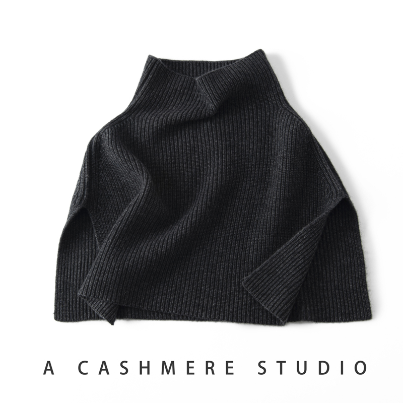 Automne hiver nouvelles femmes châle 100% cachemire tricoté Cape couleur unie Poncho chaud mode pull femme haute qualité châle