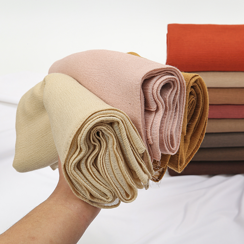 Écharpe Hijab en Coton pour Femme, Grande Taille, Couleur Unie, Rayonne, Haute Qualité, Enveloppes et Châles, Bandeau de Sauna Musulman, Turban Islamique, 180x70cm