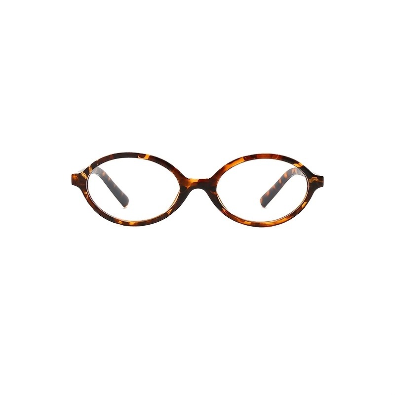 Lunettes de forme ovale, élégantes et rétro, polyvalentes pour hommes et femmes, lunettes anti-lumière bleue décontractées pour tous les jours