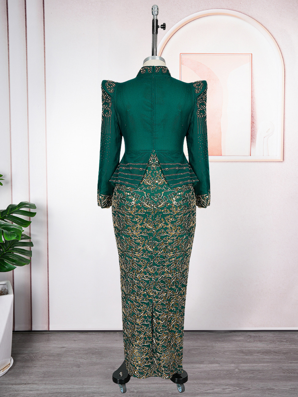 Robes africaines de luxe pour femmes, élégantes, manches longues, Maxi, Ankara Dashiki, tenues de soirée de mariage, grande taille