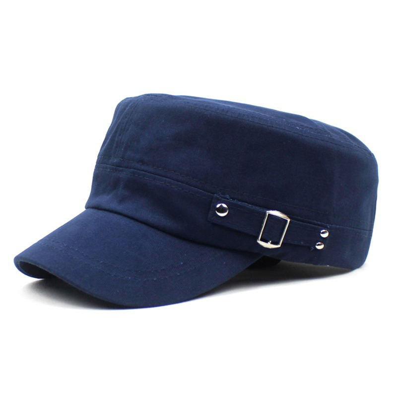Casquette plate en coton délavé pour hommes et femmes, couleur Pure, visière réglable, nouvelle collection été automne