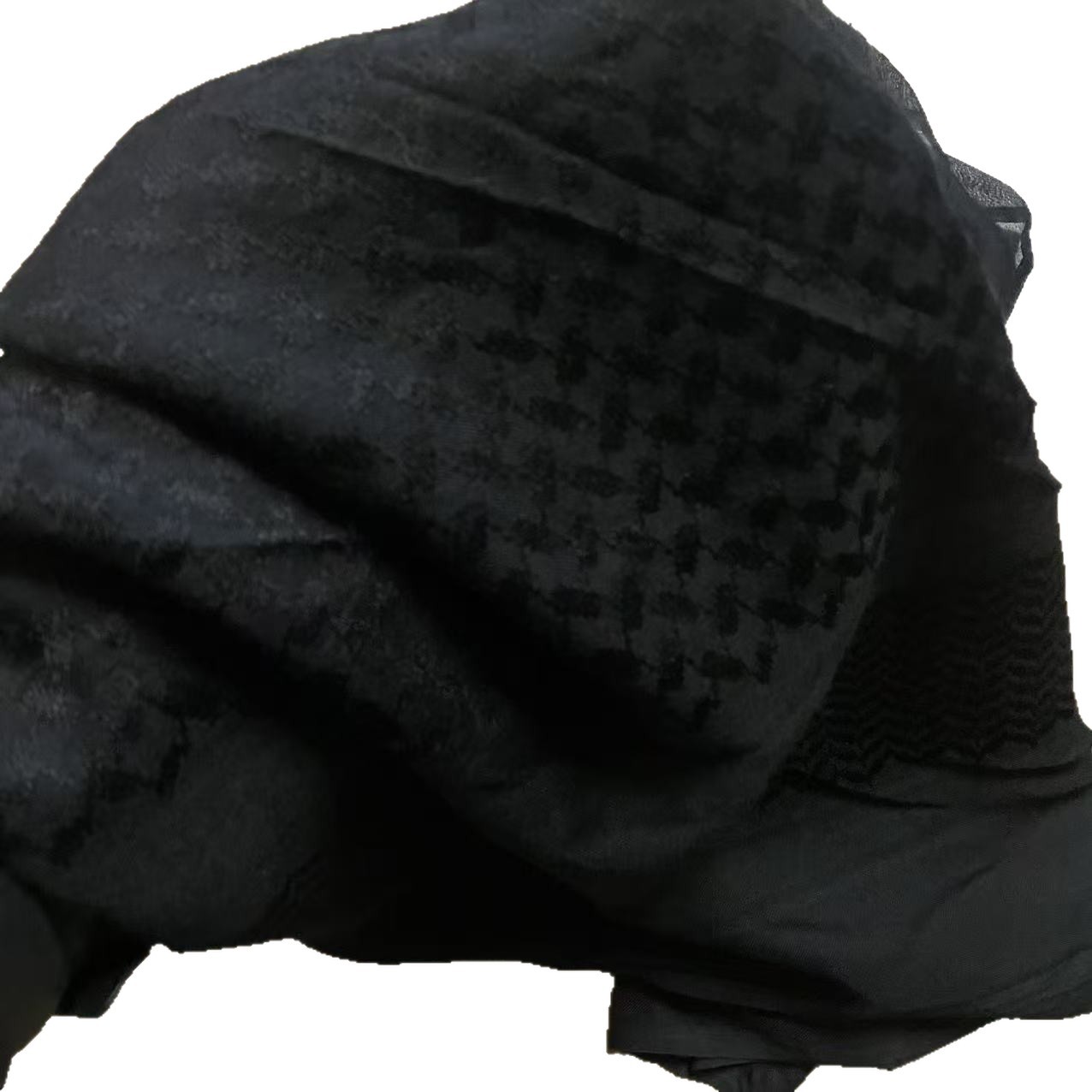 Bandeau écharpe arabe dubaï saoudien, combinaison de pièces brodées, été hiver printemps automne, motif de grille en Polyester réglable