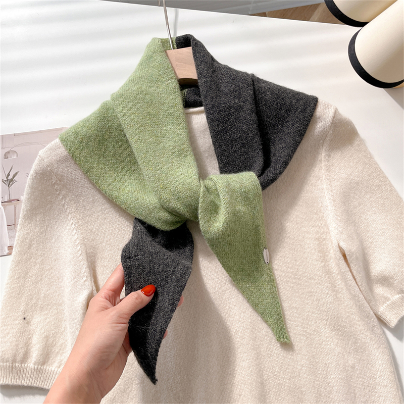 100% laine hiver écharpe pour femmes longue chaude couleur bloquant foulards Hijab solide dame châle enveloppement femme Pashmina Bandana foulard
