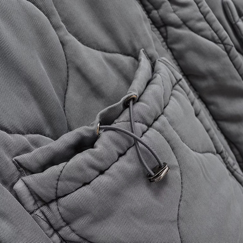 Gilet manteau femmes vestes gris hauts sans manche manteau zartins 2025 vêtements d'extérieur femme gilet Streetwear mode femme vestes manteau