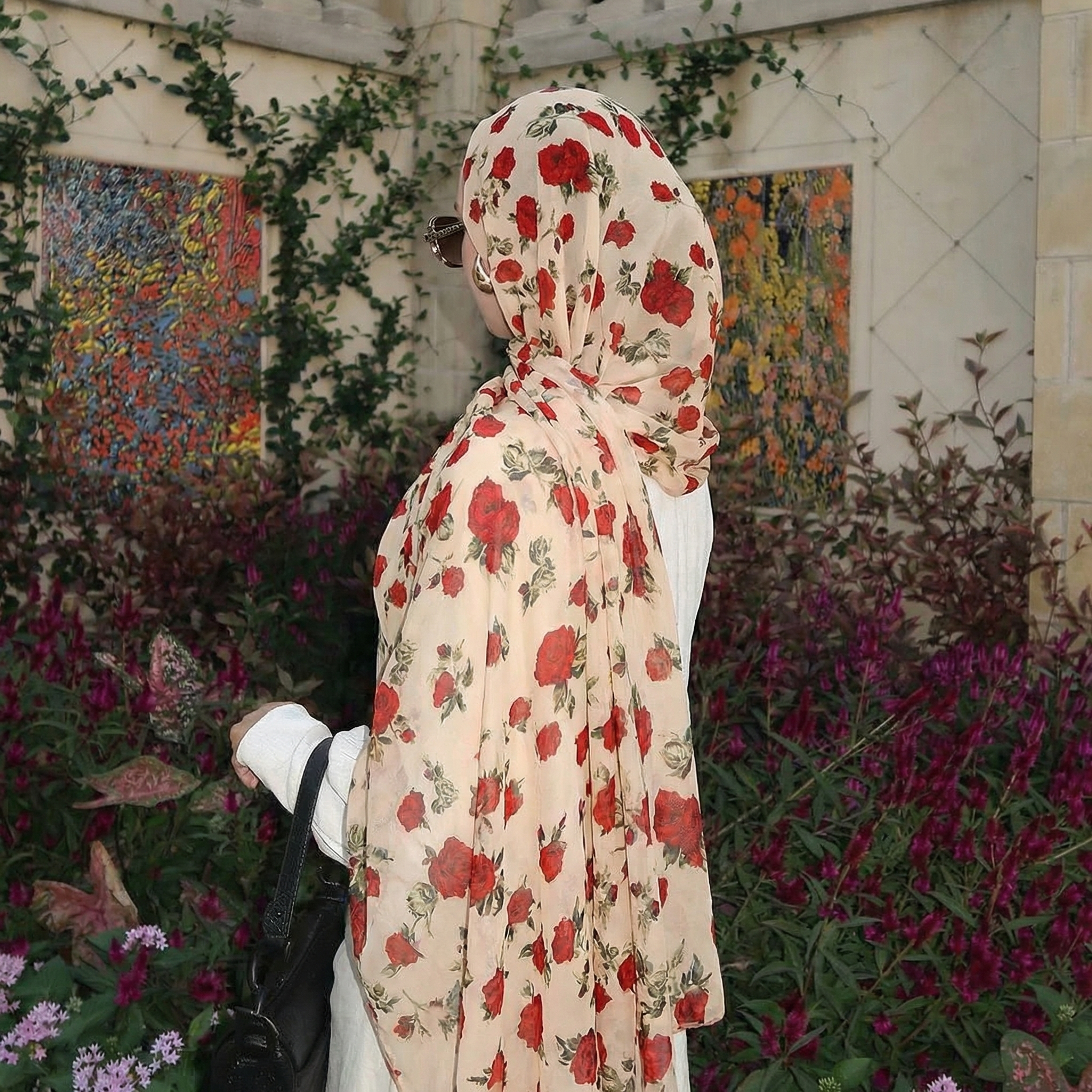 2026 Foulard Hijab en Jersey Imprimé, Châle, Voile, Turban, Écharpe pour Femme Musulmane, Islamique, Arabe