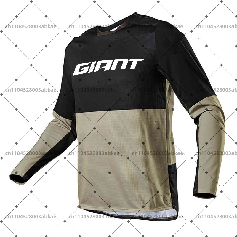 Maillot de moto pour homme, respirant, séchage rapide, course hors route, manches longues, t-shirt de sport, BMX, VTT, Enduro