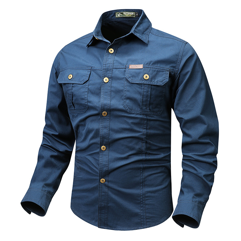 Chemise tactique chemises pour hommes chemise militaire à manches longues chemise tactique homme chemise noire homme chemise extérieure