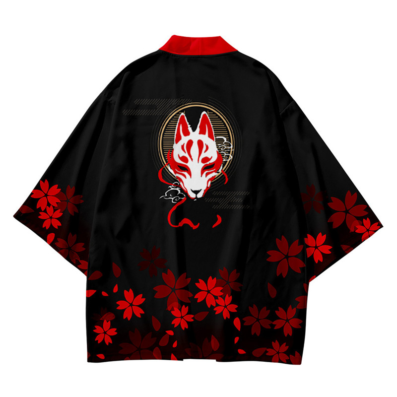 Kimono japonais pour enfants de 3 à 14 ans, Costume traditionnel pour garçons et filles, imprimé carpe ondulée, veste Cardigan Haori, vêtements de plage pour enfants, cape