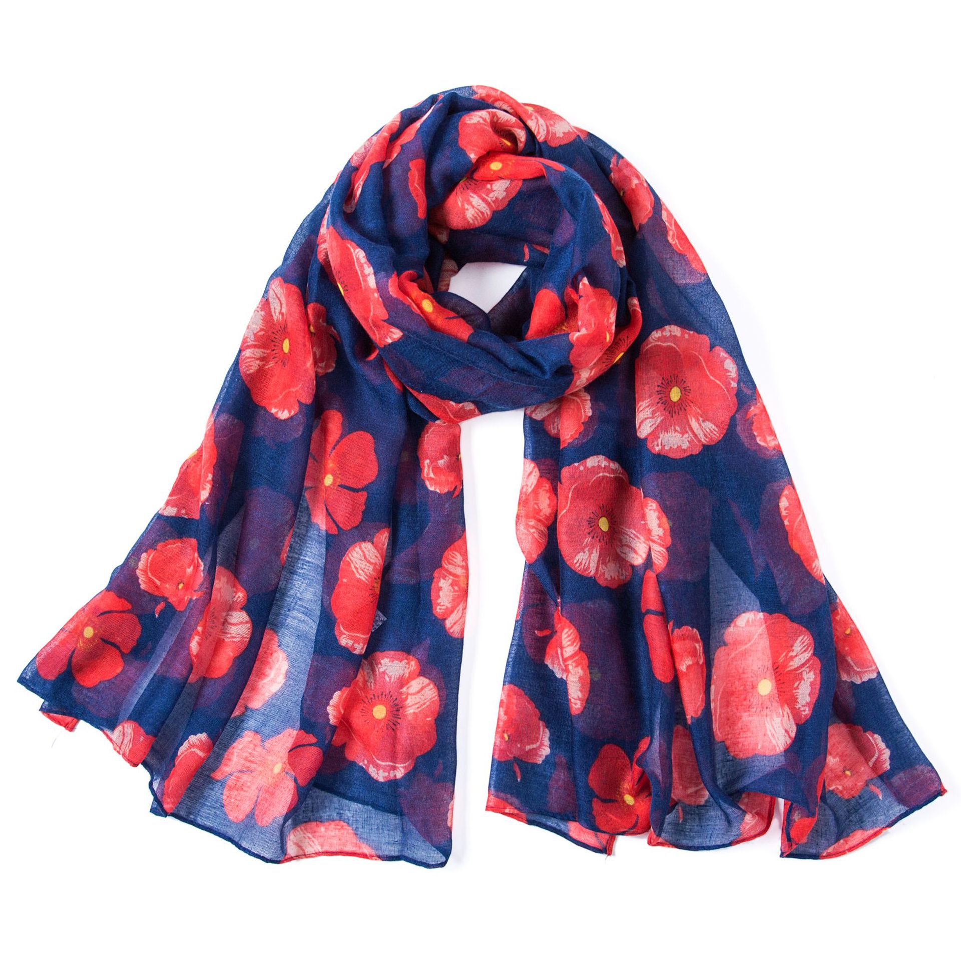 Nouvelles Écharpes et Châles Imprimés Papillons Tendance pour Femmes, Foulard de Plage à Motifs Floraux, Accessoires Hijab, 4 Couleurs