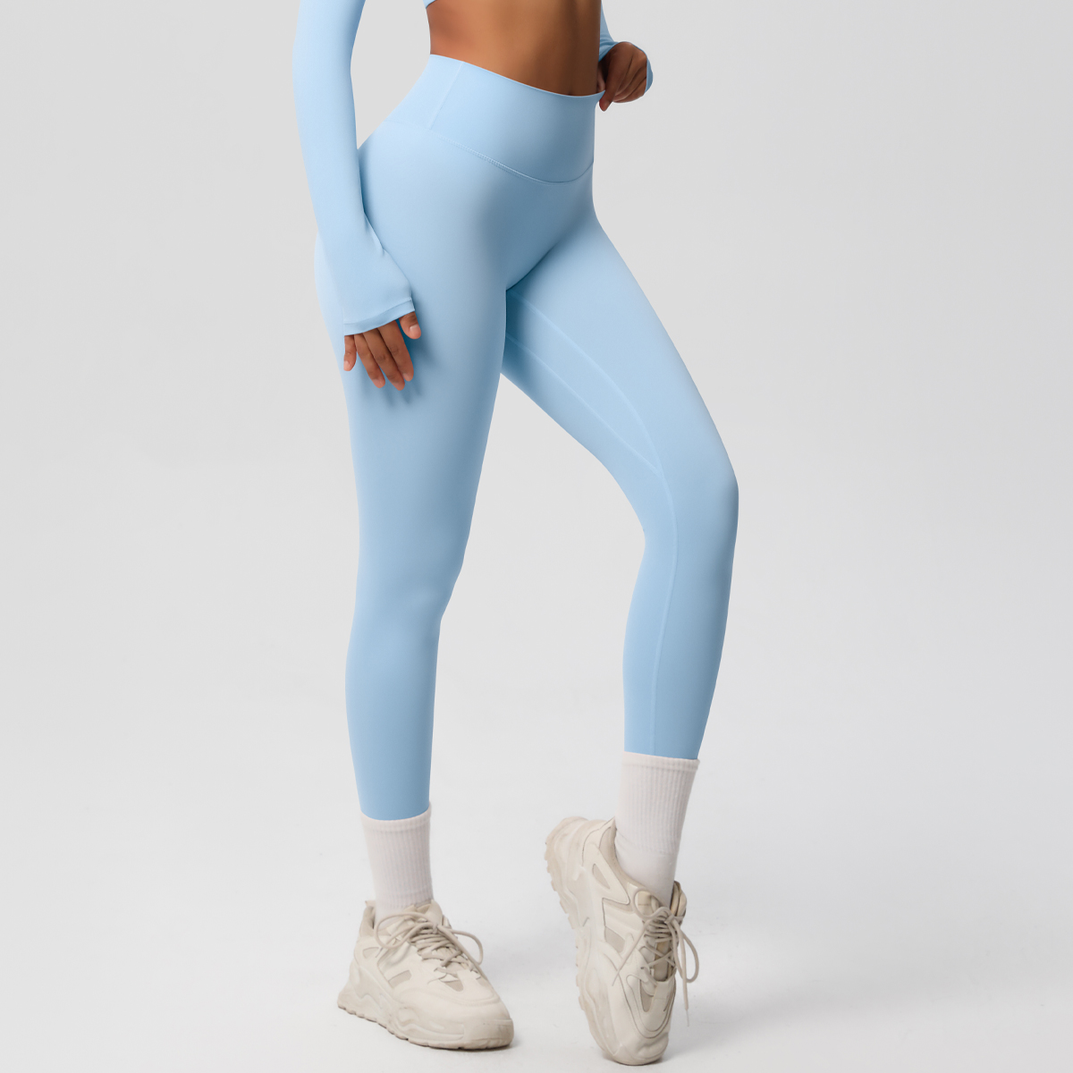 Legging de yoga taille haute pour femme, pantalon de fitness, pantalon de course à pied, legging d'entraînement décontracté, pantalon de gym énergétique, sensation nue