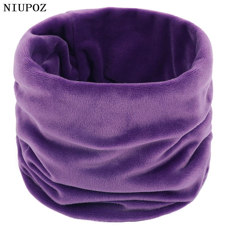 Nouvelle mode unisexe hiver solide Bandana tricot écharpe femmes bandeau sans couture tubulaire chaud anneau enveloppement