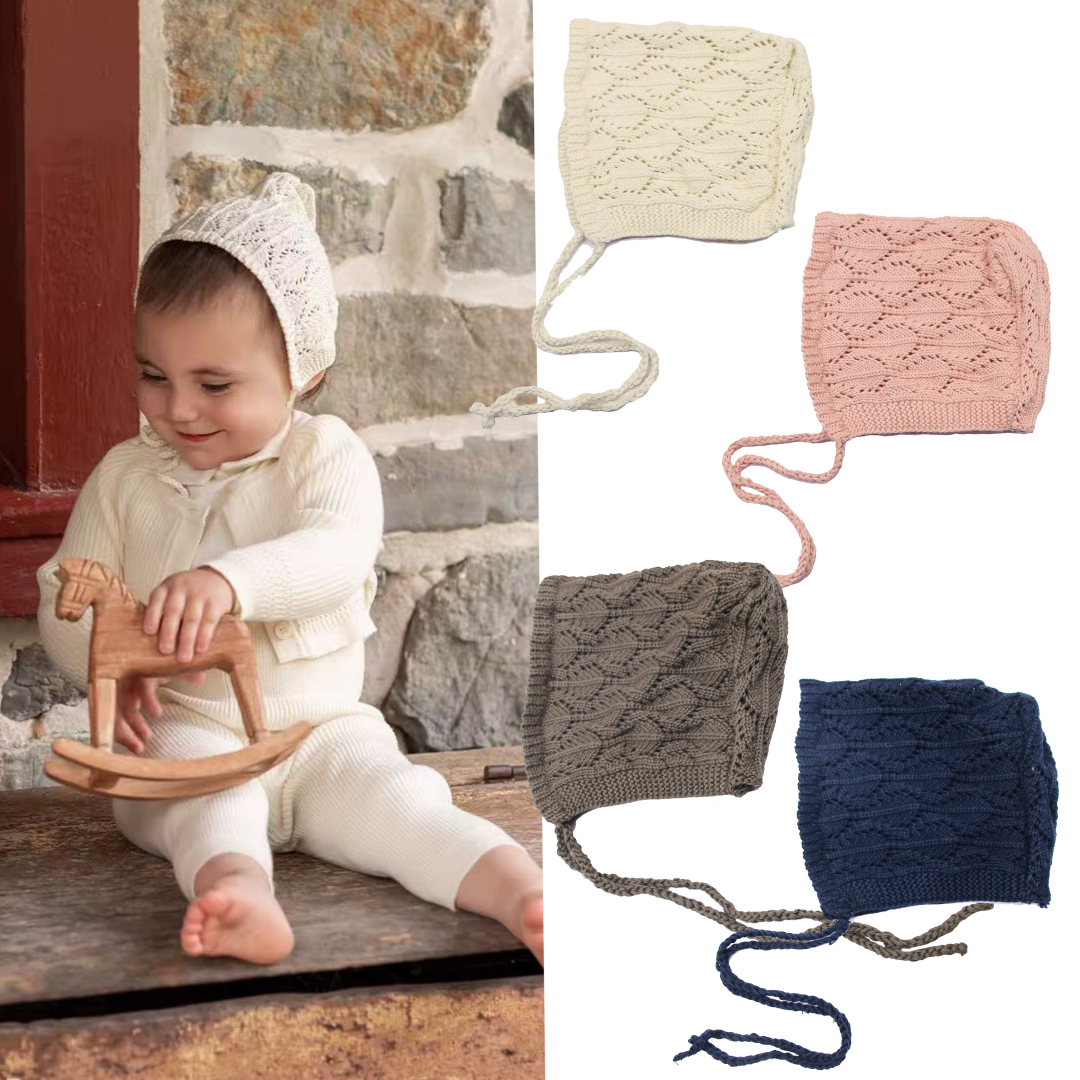 AP – Bonnet tricoté en coton pour bébé, chapeaux pour enfants, nouvelle collection automne et hiver