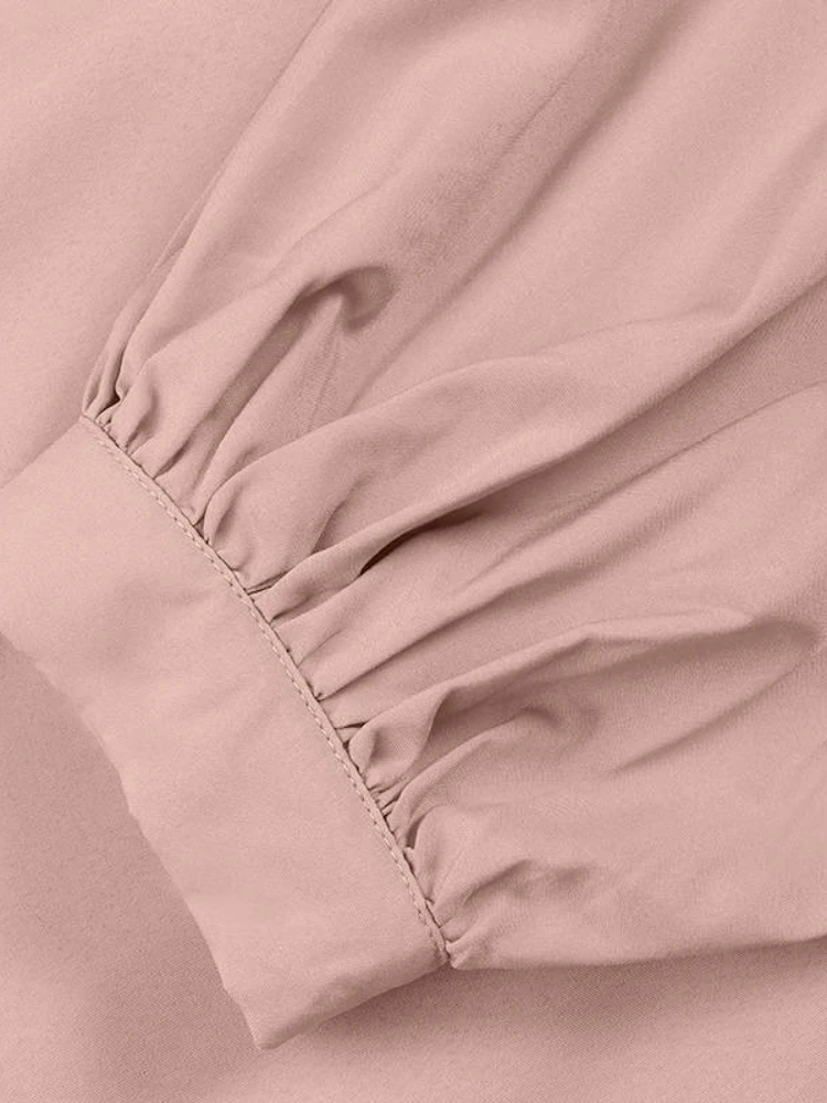 Robe musulmane marocaine à manches bouffantes pour femmes, Abaya, Kaftans, Robes de soirée décontractées, Turquie, Islam, Robe longue, Éducatif, Automne