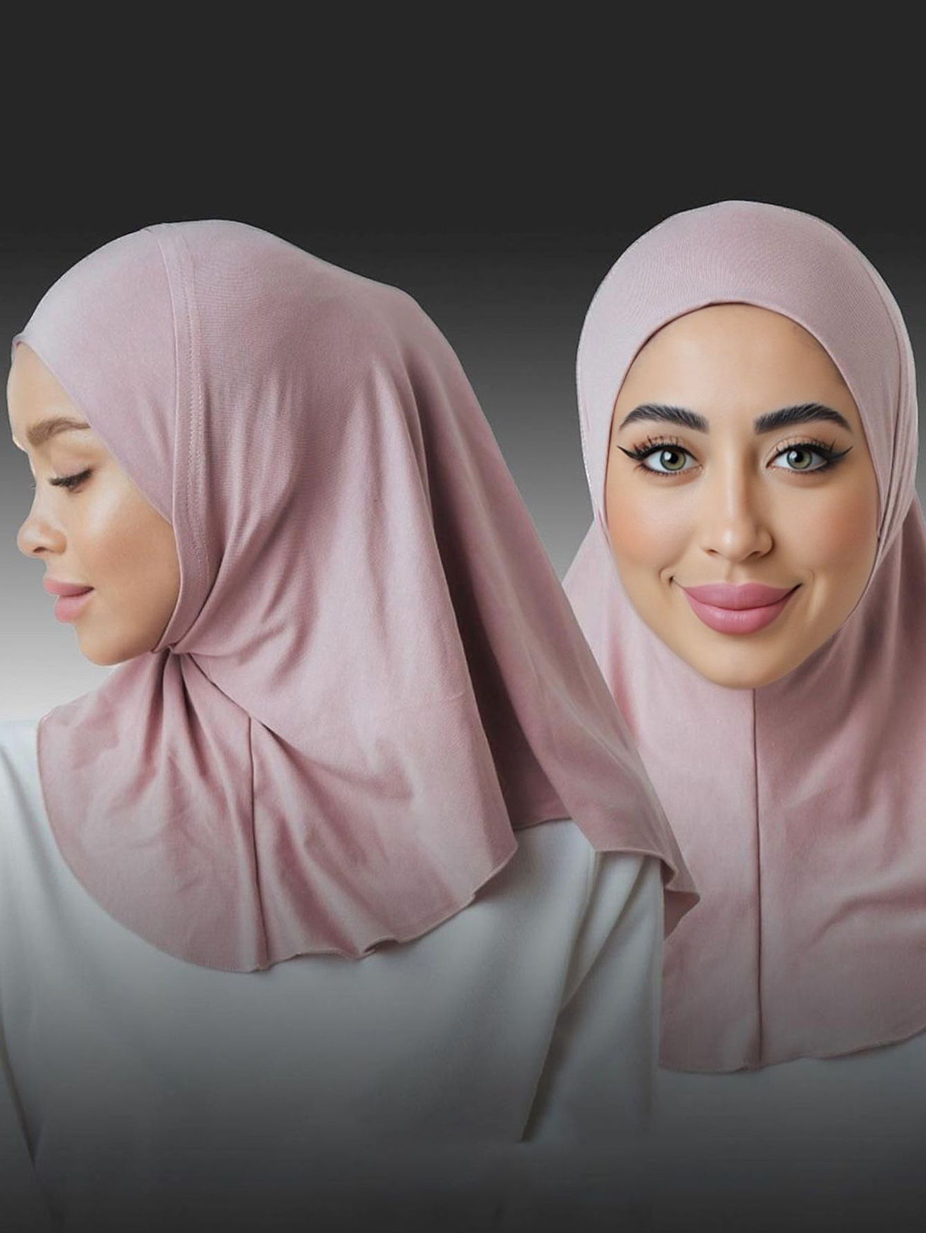 Sous-écharpe islamique à couverture complète, Turban extensible, Bonnet Hijab prêt à porter, fermeture à pression, Hijab instantané pour femmes musulmanes