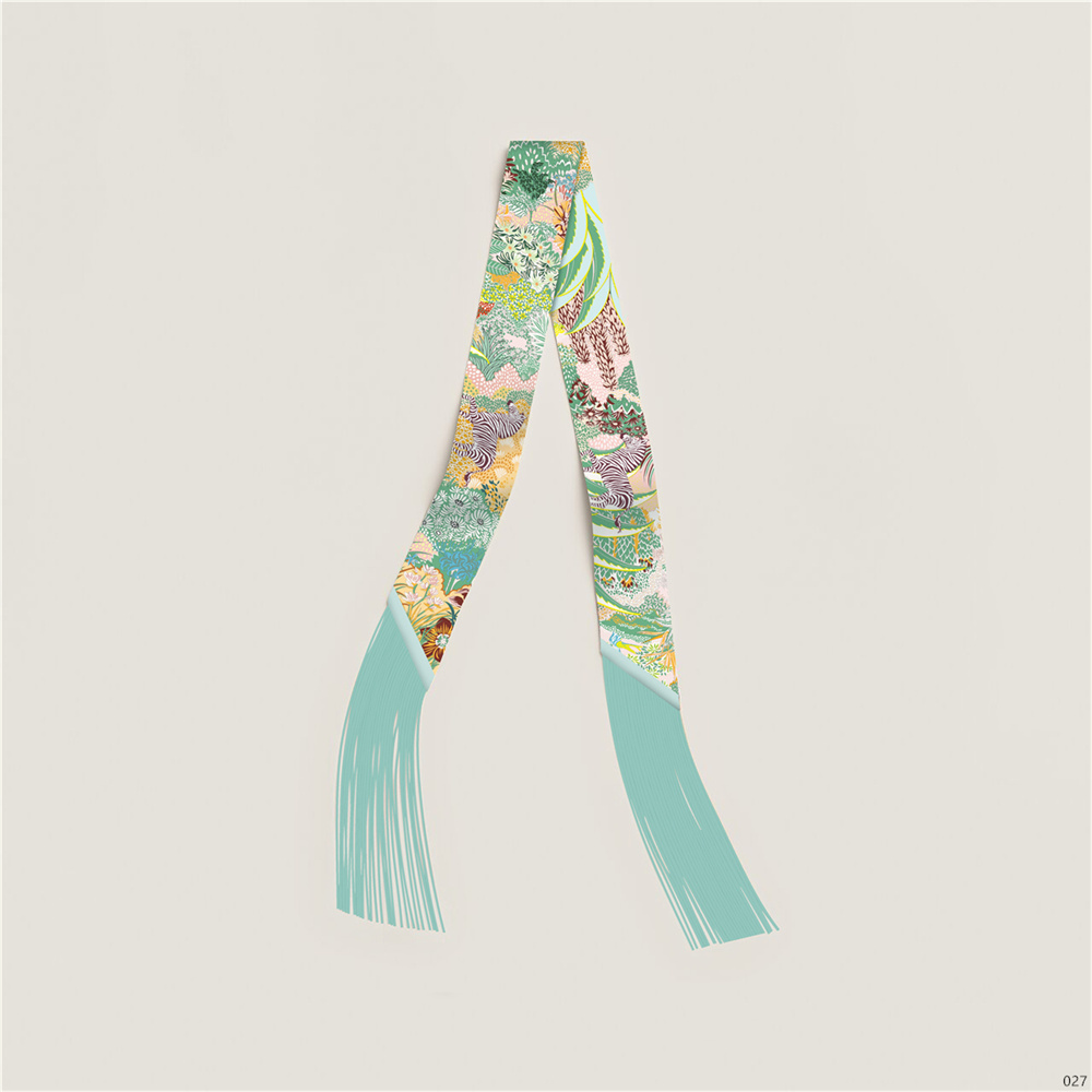 Écharpe en soie à pompons de marque de luxe pour femme, long ruban décoratif pour sac, ceinture pour cheveux, petits foulards très vendus, 130x5CM