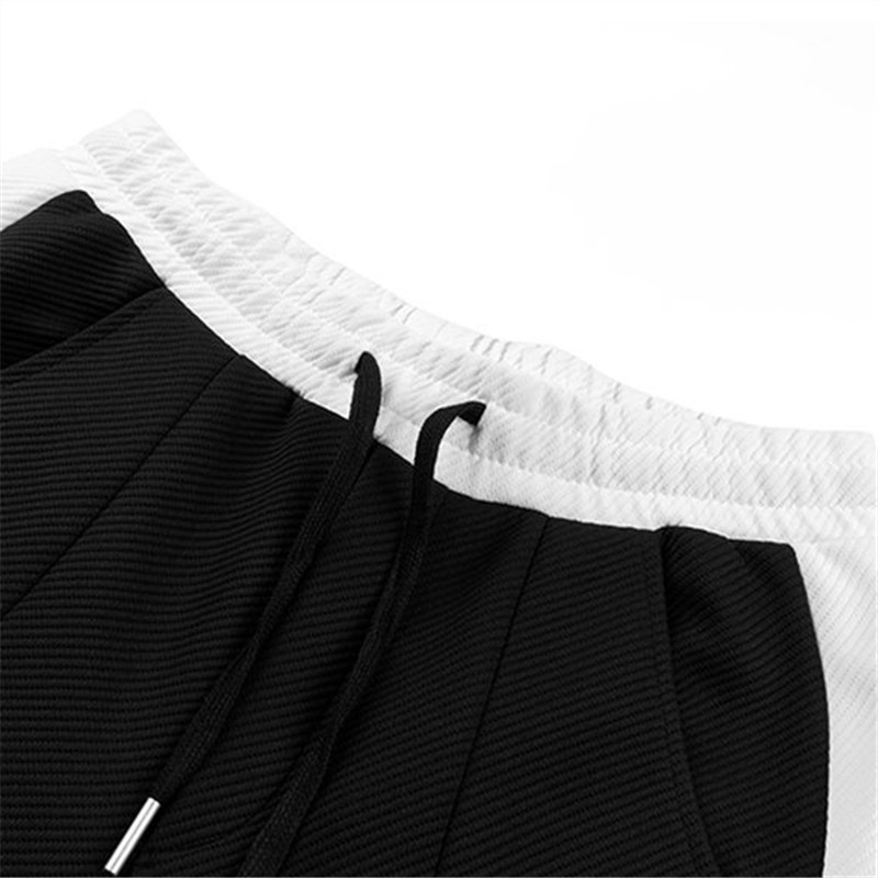 Ensembles de jogging de baseball deux pièces pour hommes, veste trempée, survêtement de course, mode patchwork, coréen, qualité