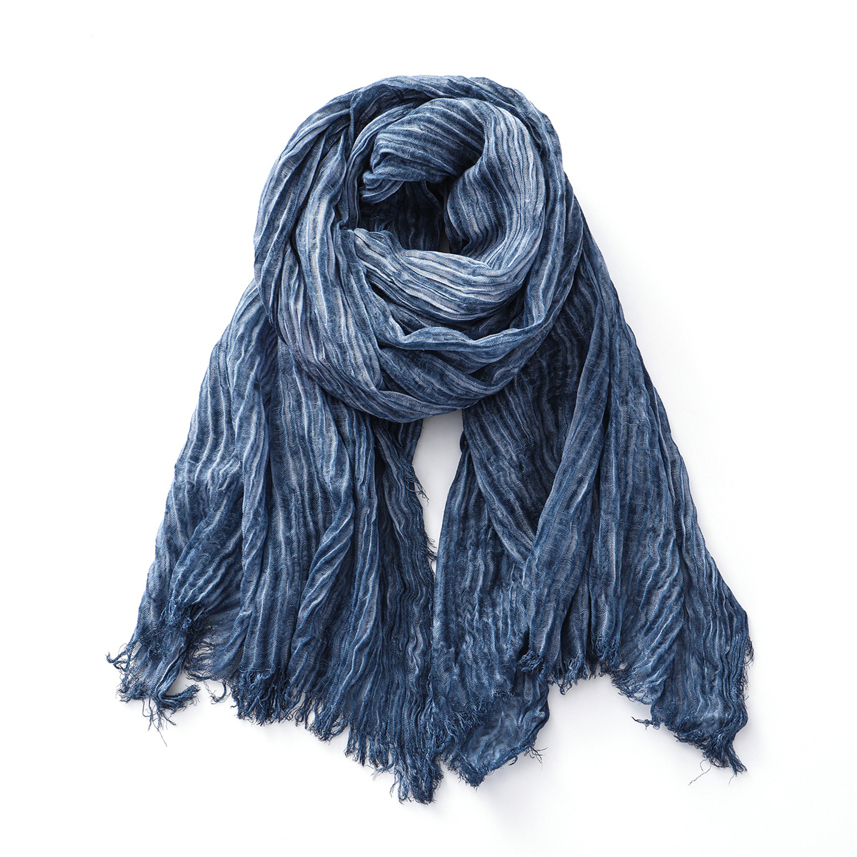 Écharpe en coton et lin froissé pour hommes et femmes, Pashmina doux et chaud, court à pampilles, accessoires masculins, châles Bufandas