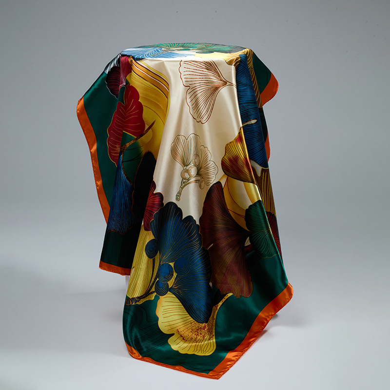 Foulard Turban en Satin pour Femme – Luxe et Élégance : Voile, Châle, Bandana, Ruban, Bandeau et Accessoires Cheveux