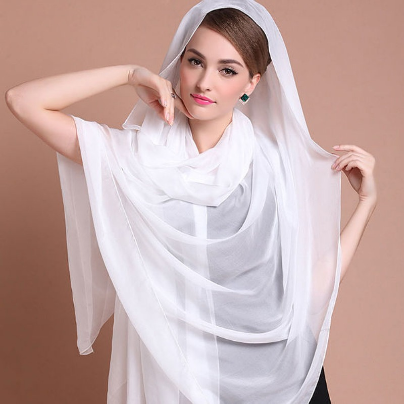 Écharpe longue en lin de couleur Pure pour femmes, châle de protection solaire d'été, style bohème, enveloppe de plage, étole Hijab, nouvelle collection 2023