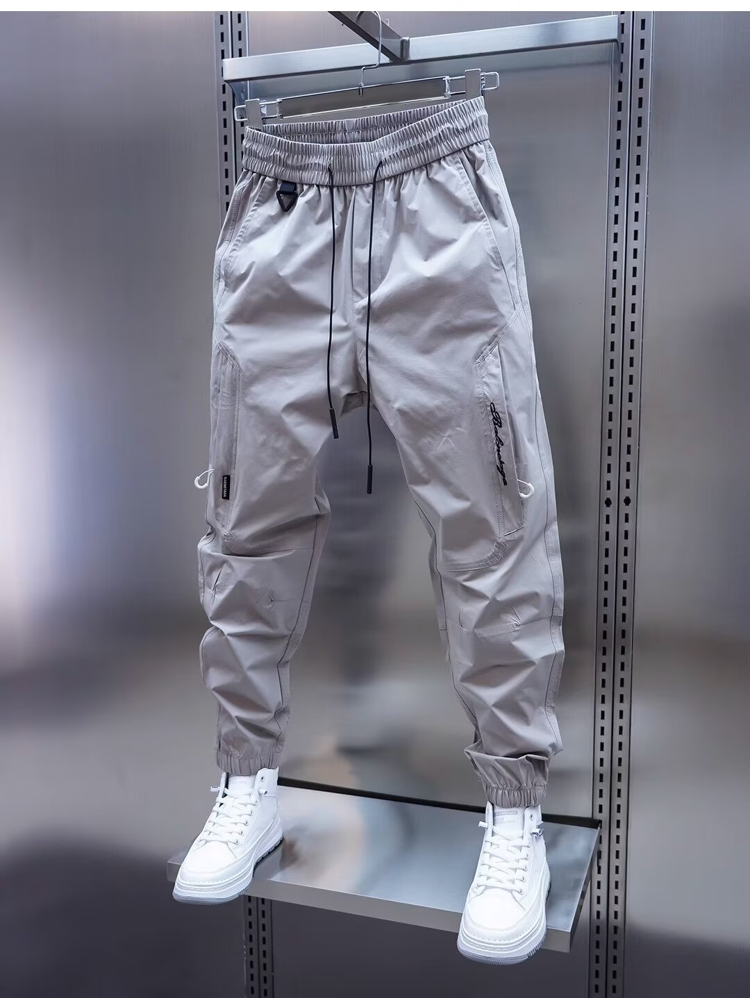 Pantalon Cargo de jogging à séchage rapide pour hommes, Streetwear Hip Hop, sarouel, Harajuku, décontracté, mode y2k