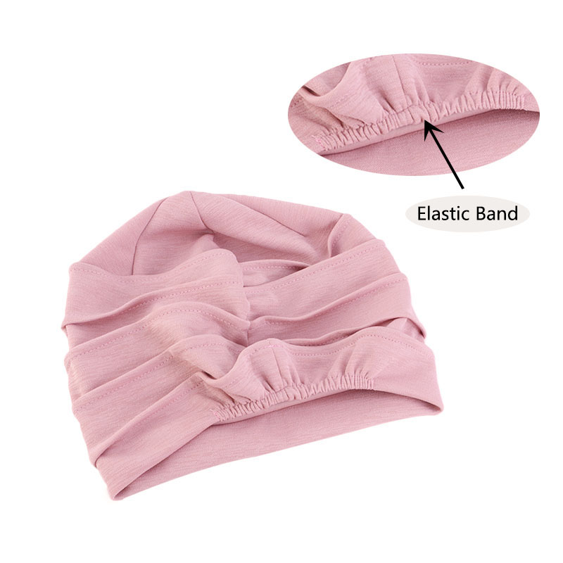 Nouveau femmes couleur unie Turban Cancer Bonnet Bonnet intérieur Hijabs casquette perte de cheveux chimio chapeau élastique tête casquette musulman indien chapeau