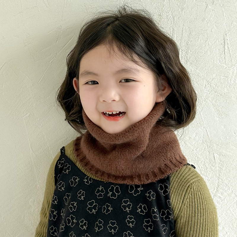 Écharpe chaude d'hiver pour enfants, foulard de la présidence pour garçons et filles, écharpe à carreaux pour bébé, col doux pour enfants, nouveau