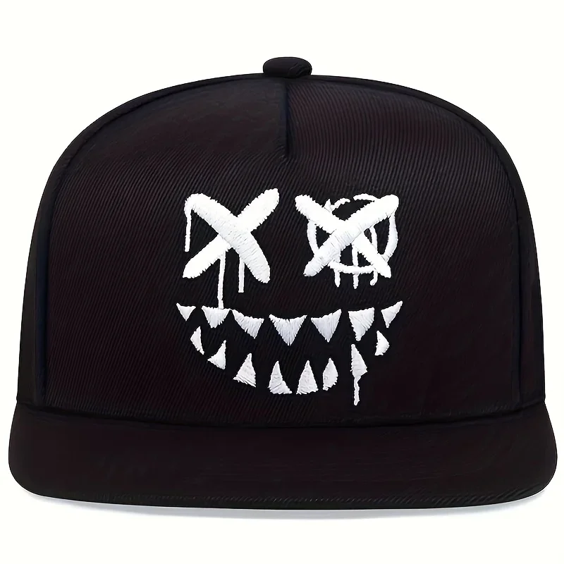 Casquette Hip Hop pour Homme Personnalisée Broderie Coton Réglable Snapback Printemps Été Chapeau de Soleil Extérieur Loisirs