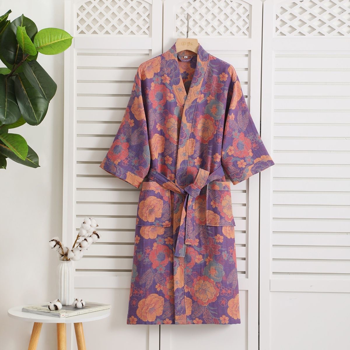 Peignoir Kimono de style japonais pour femmes, avec lacets, Yukata, sweat-shirt décontracté et confortable, streetwear à la mode, FF6662