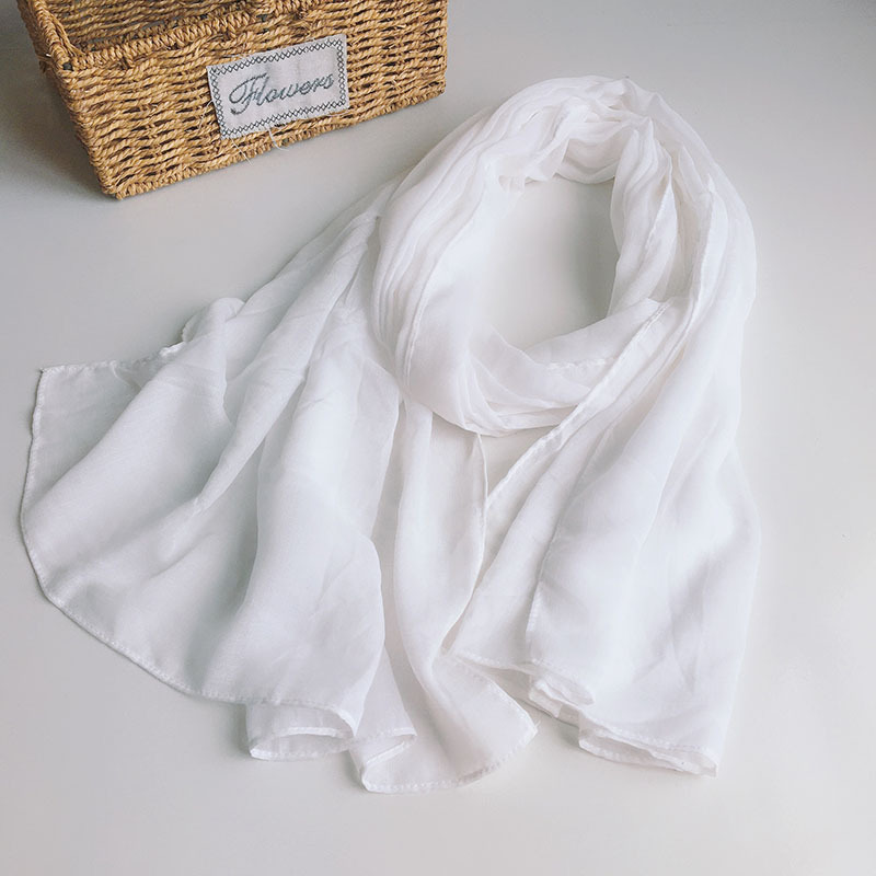 Foulards solides pour dames foulard hijab écharpe femmes turban