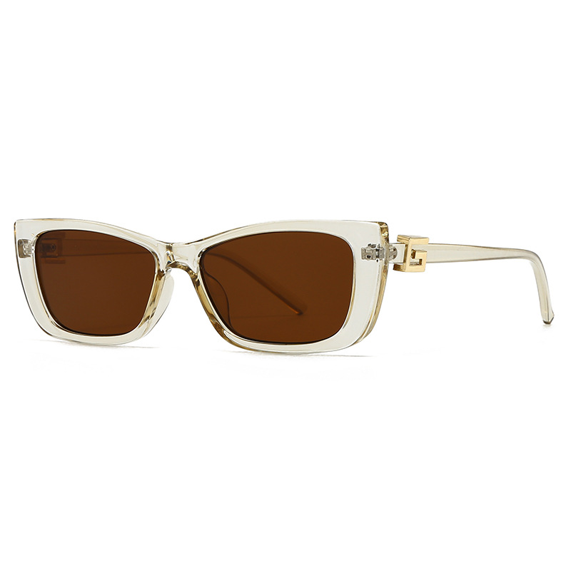Lunettes de soleil yeux de chat de luxe pour femmes hommes marque de mode concepteur rétro dégradé nuances tendance Rivets lunettes de soleil UV400 LH196