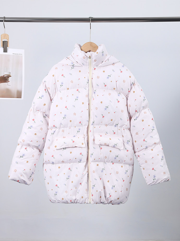 Doudoune matelassée en Patchwork pour femme, manteau épais avec poches à simple boutonnage, manches longues, vêtements d'extérieur pour dame, hiver 2025